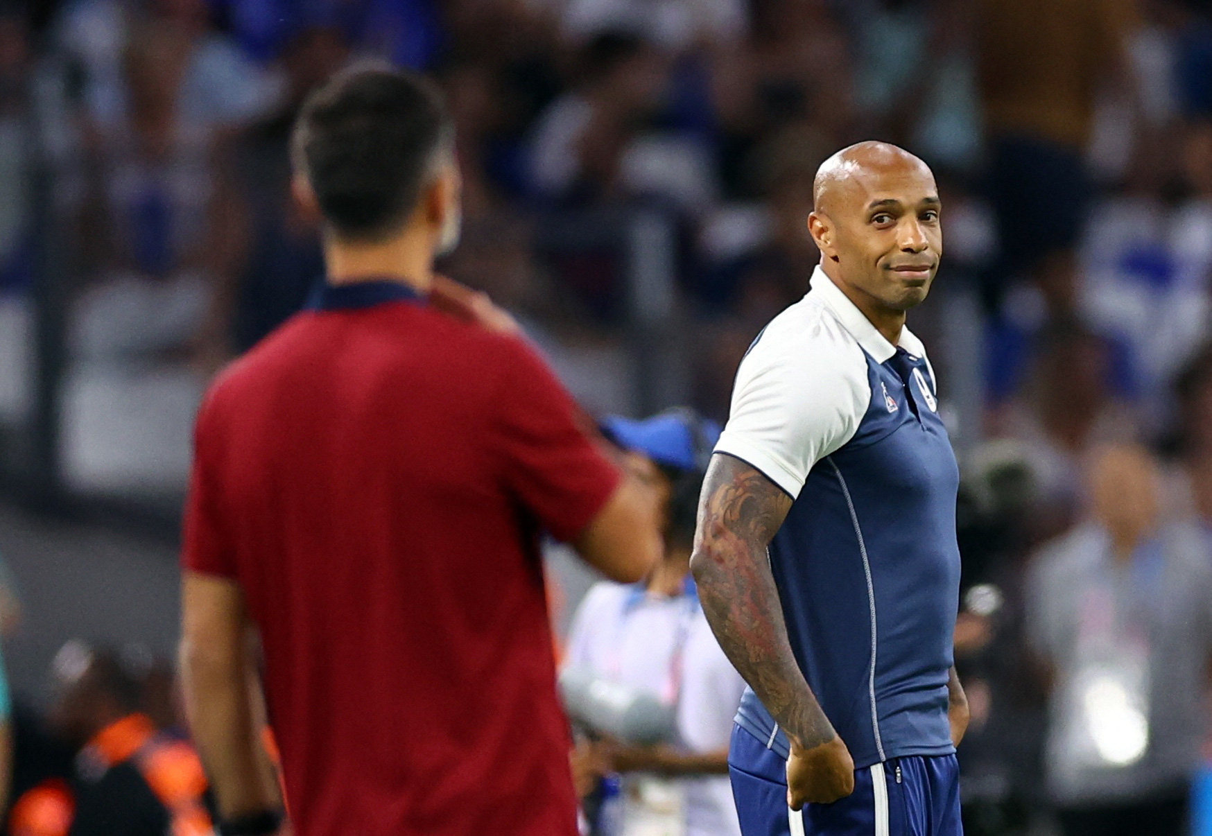 Thierry Henry là HLV đội Olympic Pháp - Ảnh: REUTERS