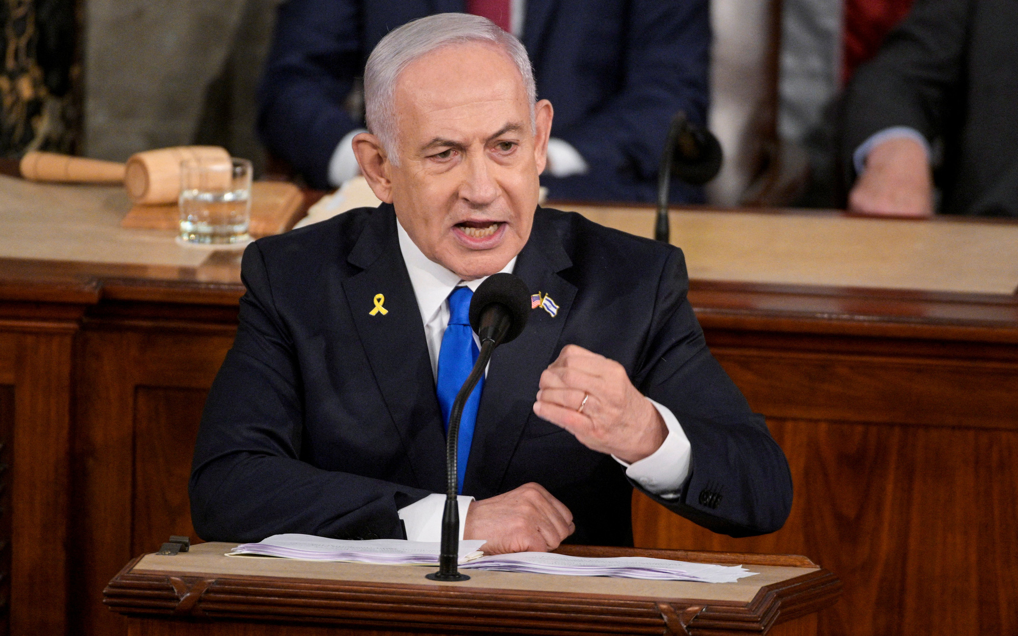 Israel thừa nhận tấn công trường học ở Gaza, 130 người thương vong- Ảnh 2. Ông Netanyahu chỉ nêu kế hoạch mơ hồ cho Dải Gaza hậu xung đột