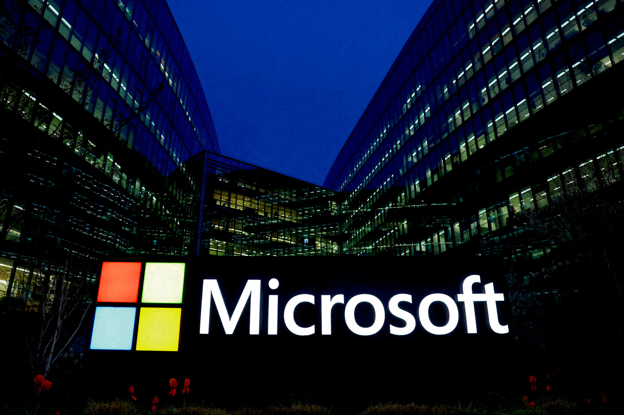 Văn phòng Microsoft tại Issy-les-Moulineaux, ngoại ô thủ đô Paris, Pháp - Ảnh: REUTERS