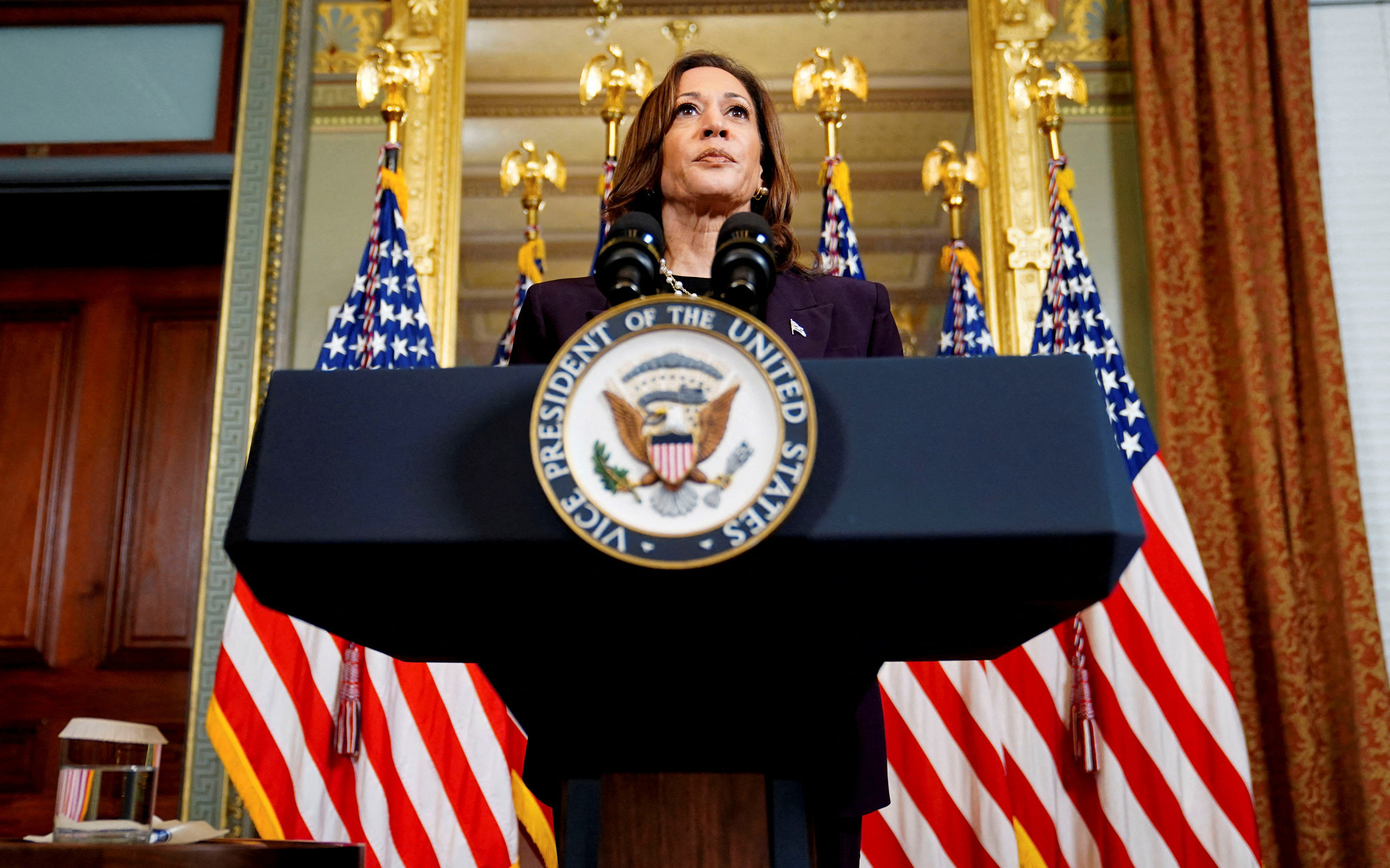 Tin tức thế giới 27-7: Ông Trump dẫn trước bà Harris, trở lại nơi bị bắn để vận động tranh cử- Ảnh 2. Bà Harris sẵn sàng tranh luận, nói ông Trump đang 'chùn bước'