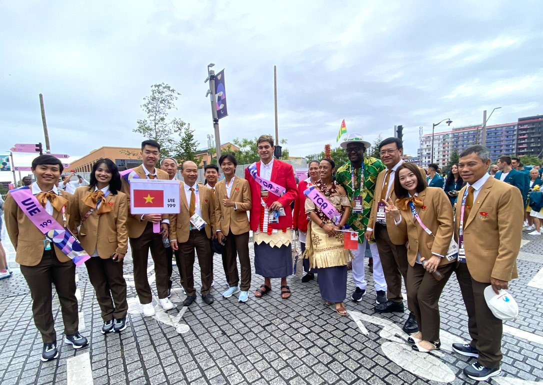 Lễ khai mạc Olympic Paris 2024: Đoàn Trung Quốc diễu hành- Ảnh 6.