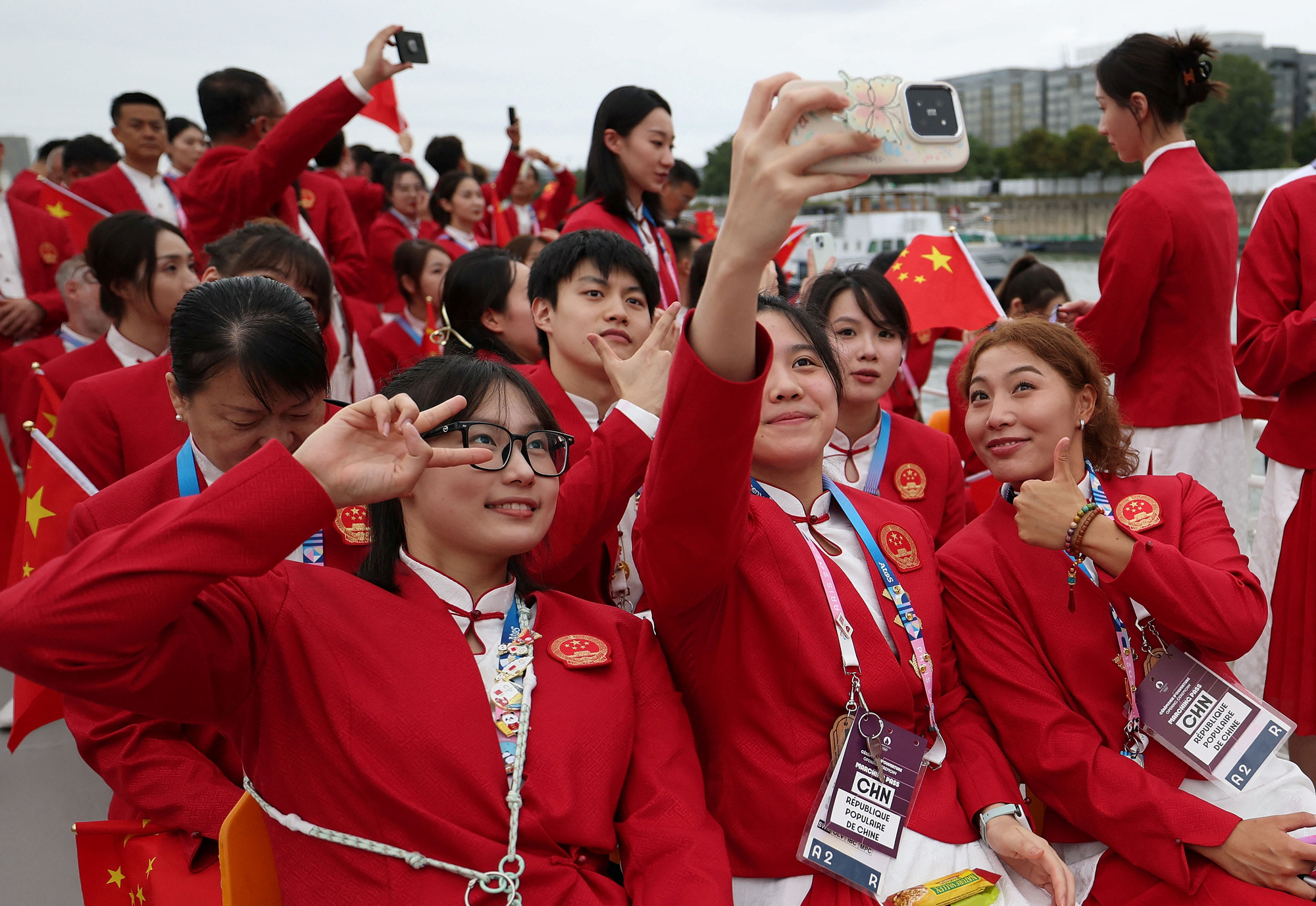 Lễ khai mạc Olympic Paris 2024: Đoàn Trung Quốc diễu hành- Ảnh 5.