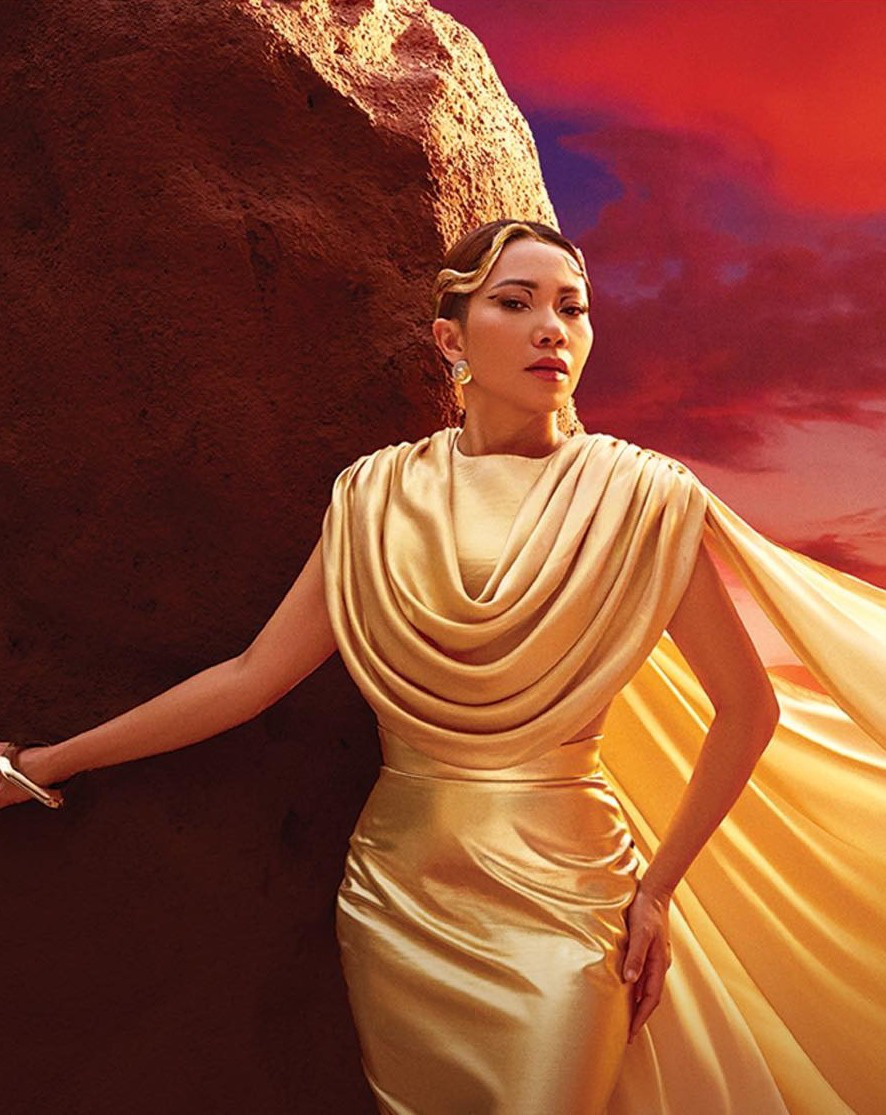 Imagem de Ha Tran no pôster promocional de duas noites musicais do Tinh Khoi Galaxy - Foto: NVCC Hà Trần hủy hai đêm nhạc vì 'không đủ năng lực tài chính', khán giả xót xa- Ảnh 2.