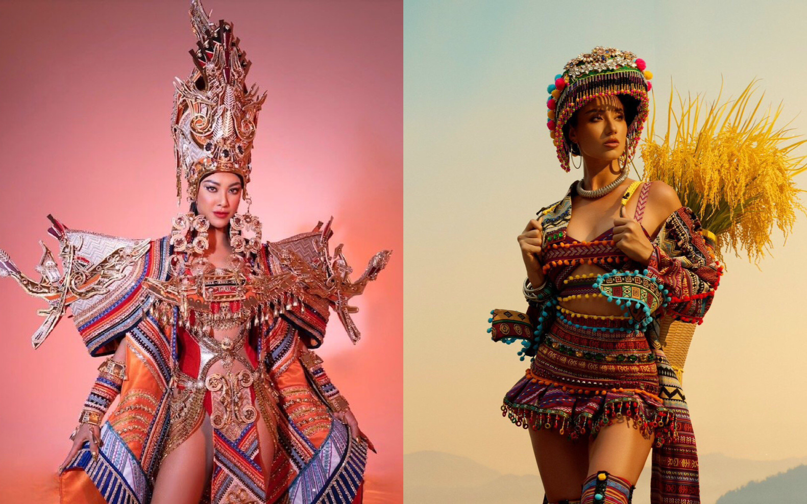 Người đẹp Indonesia đoạt vương miện Hoa hậu Siêu quốc gia 2024, Lydie Vũ ra về tay trắng- Ảnh 5. Những trang phục ấn tượng và kỳ lạ ở Hoa hậu Siêu quốc gia