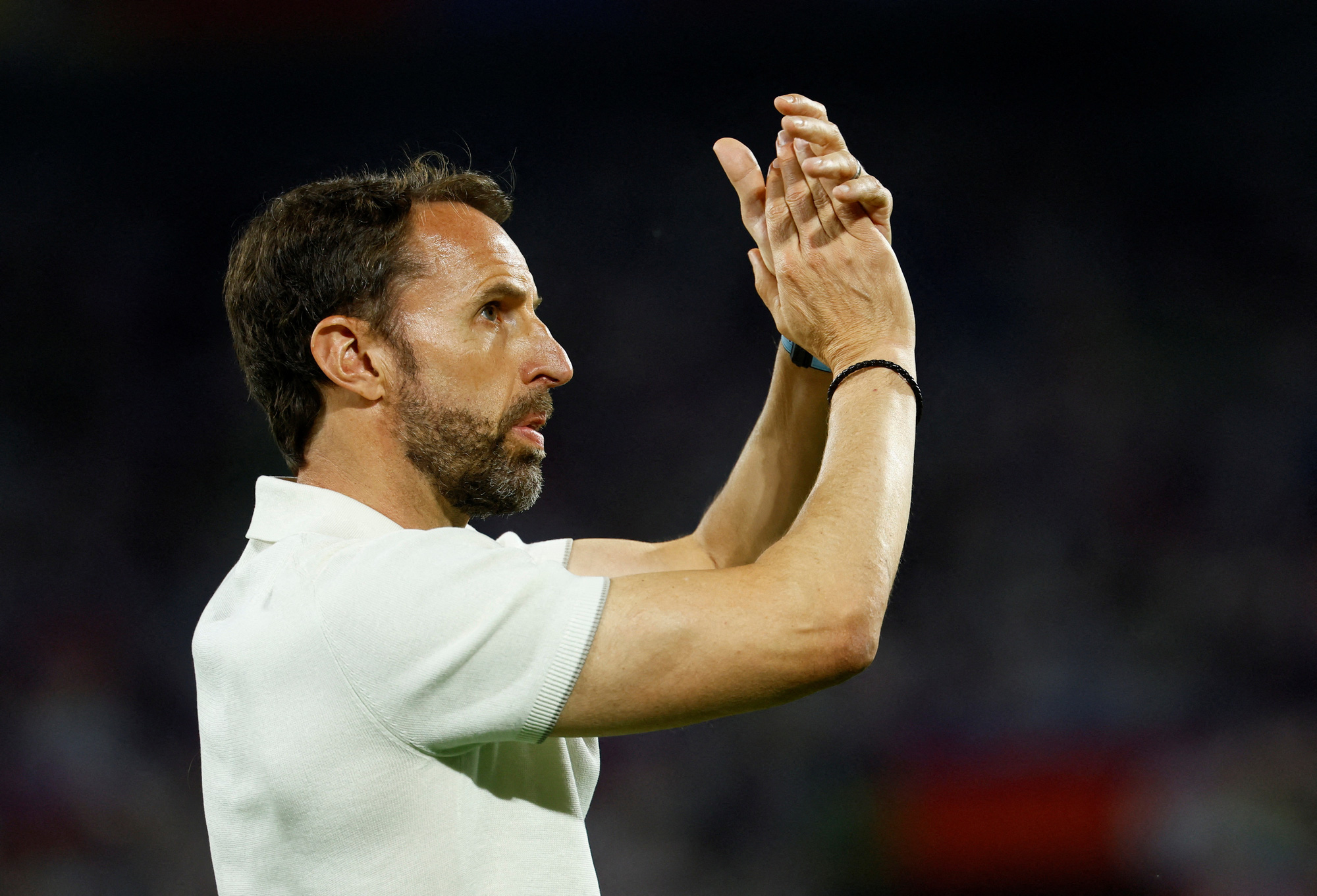 HLV Gareth Southgate sẽ có trận thứ 100 dẫn dắt đội tuyển Anh - Ảnh: REUTERS