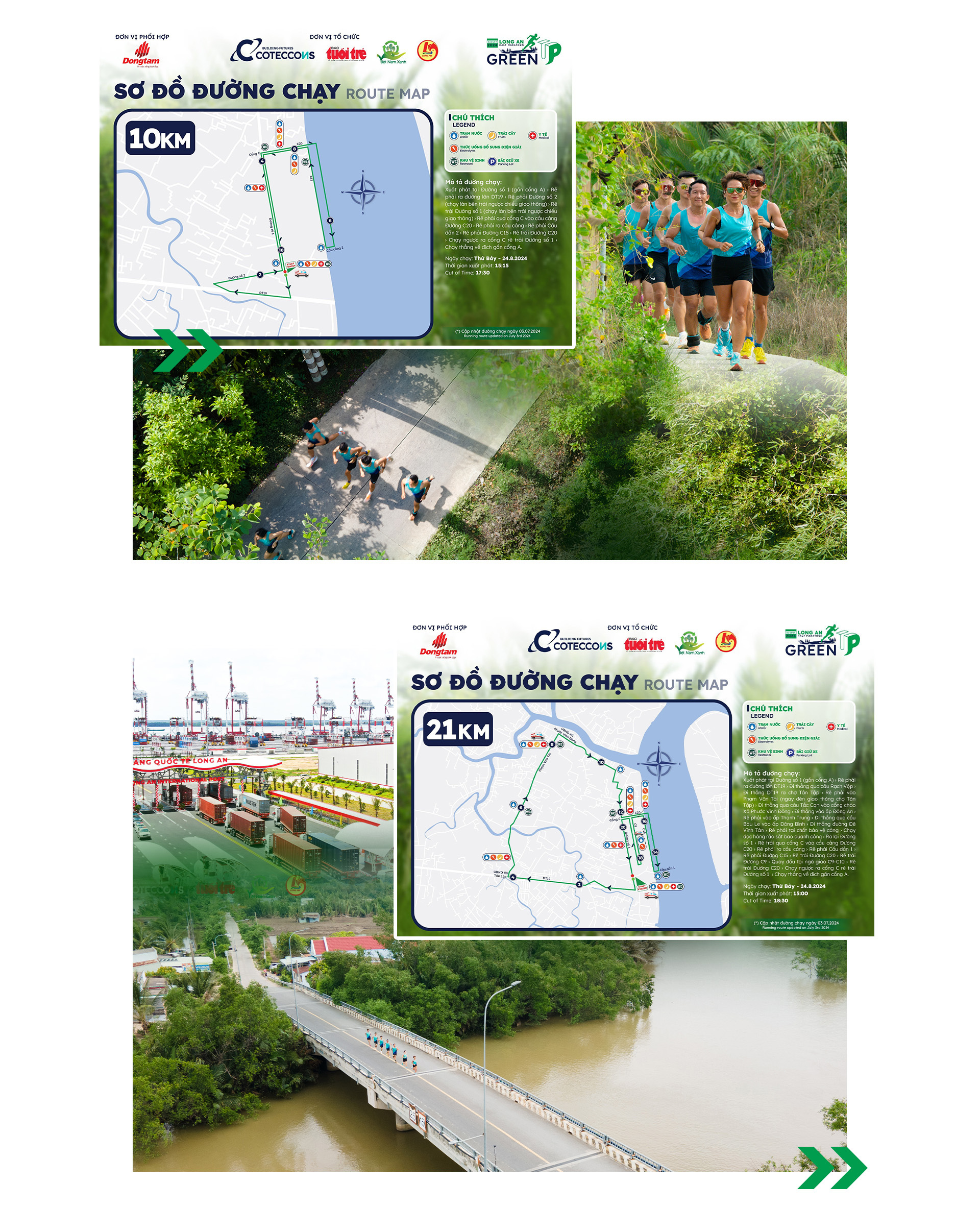 Đường chạy độc đáo của GreenUP Marathon - Long An Half Marathon 2024 - Ảnh 10.