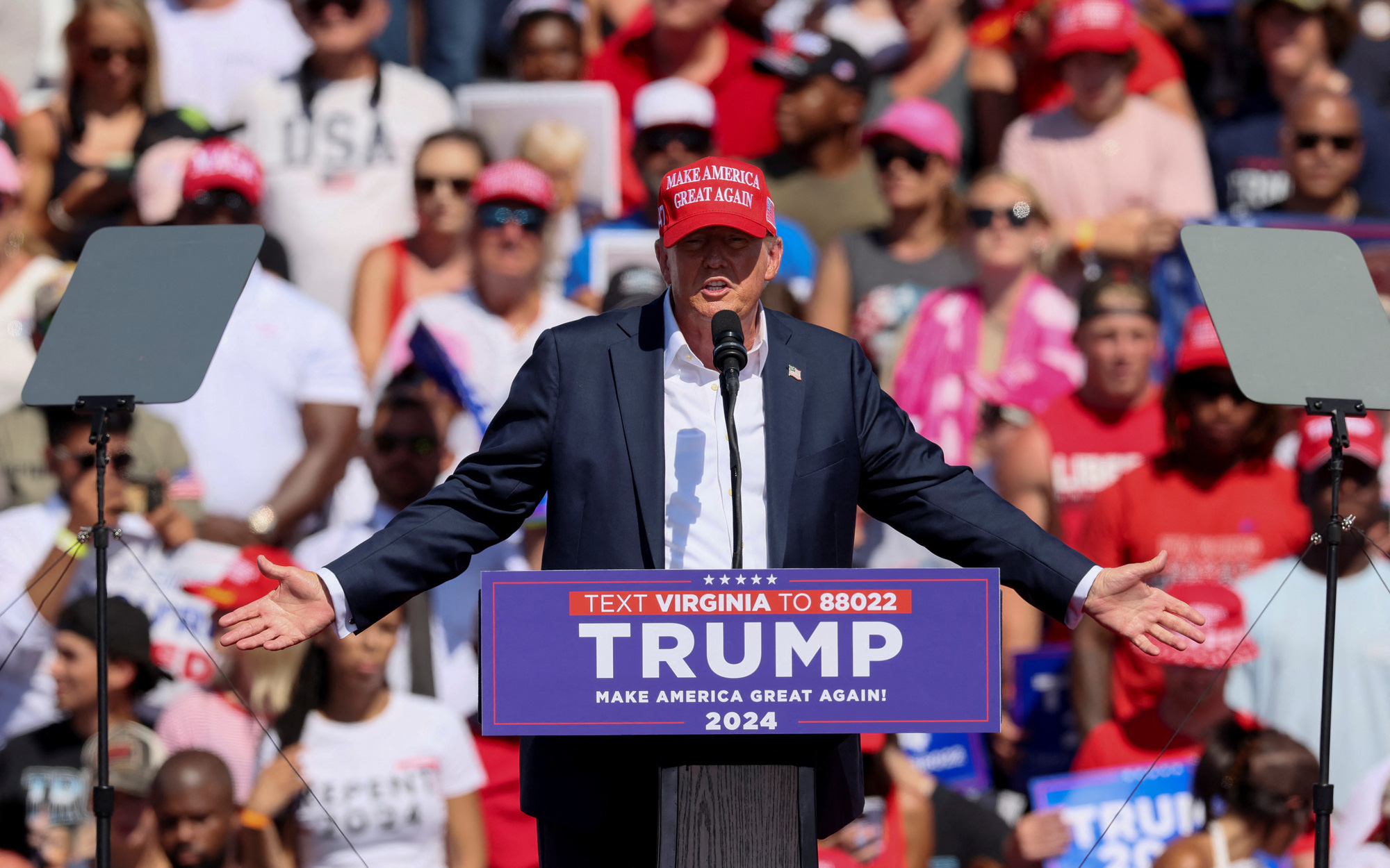 Nhà Trắng: Tổng thống Biden muốn phục vụ tới năm 2029- Ảnh 3. Ông Trump mong đợi ông Biden tiếp tục cuộc đua vào Nhà Trắng