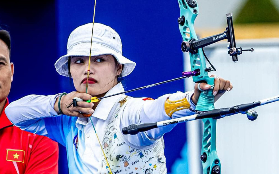 Cung thủ Lê Quốc Phong sớm dừng bước ở Olympic 2024- Ảnh 4. Do thời tiết, cung thủ Ánh Nguyệt phải dời lịch thi đấu ở Olympic 2024