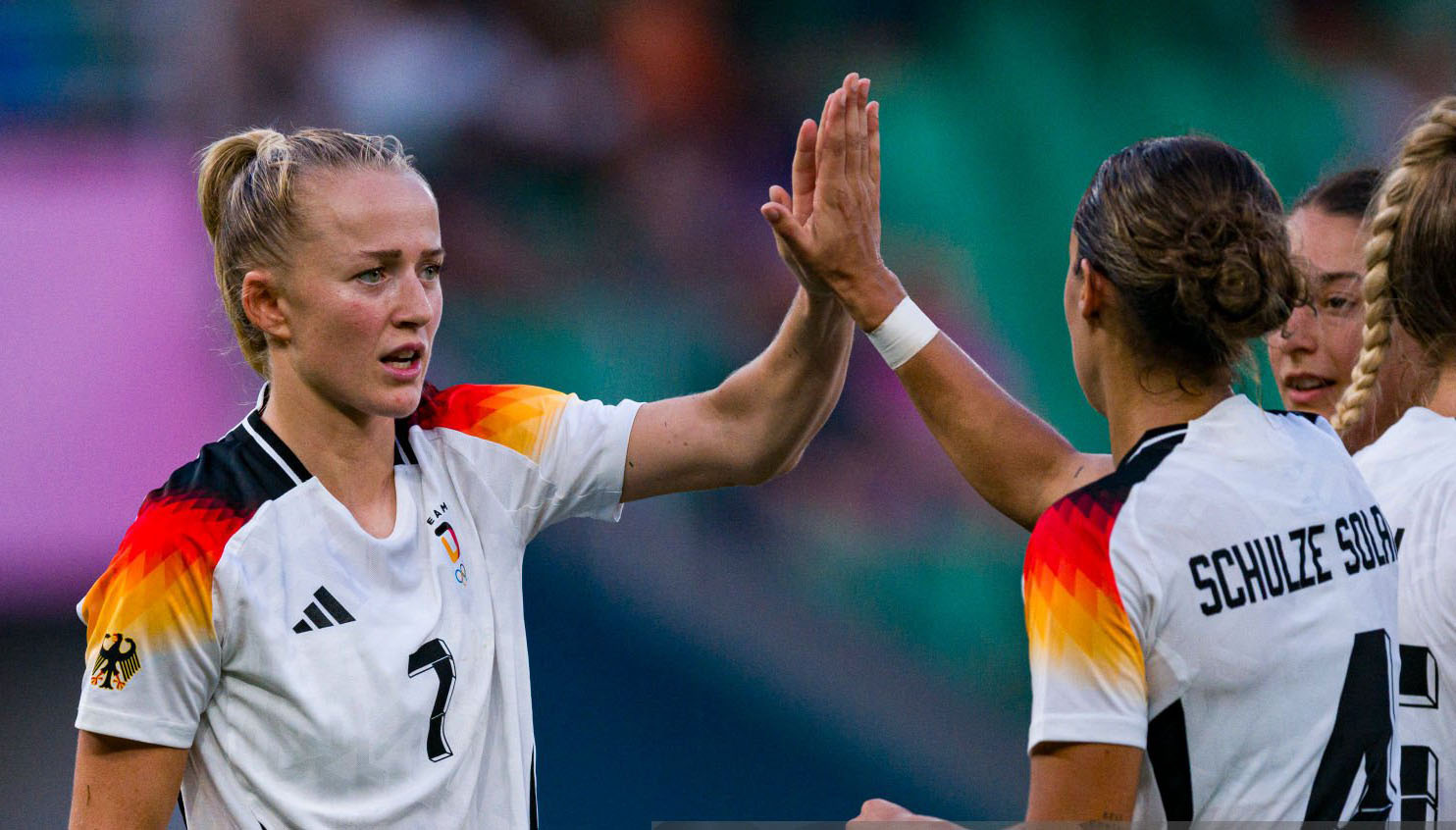 German women's team wins tickets to the quarterfinals of the 2024 Paris ...