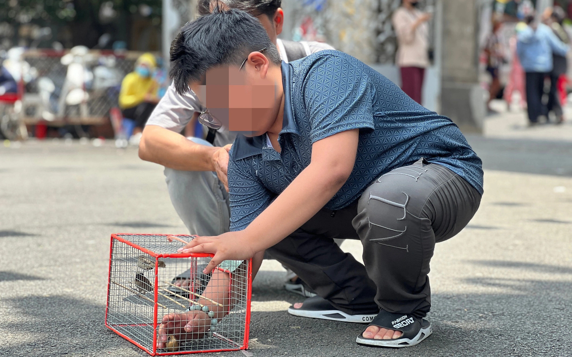 Cơ quan chức năng ở đâu trước cảnh chim trời bị treo ngược, làm thịt bán ngay vỉa hè TP.HCM? - Ảnh 2.