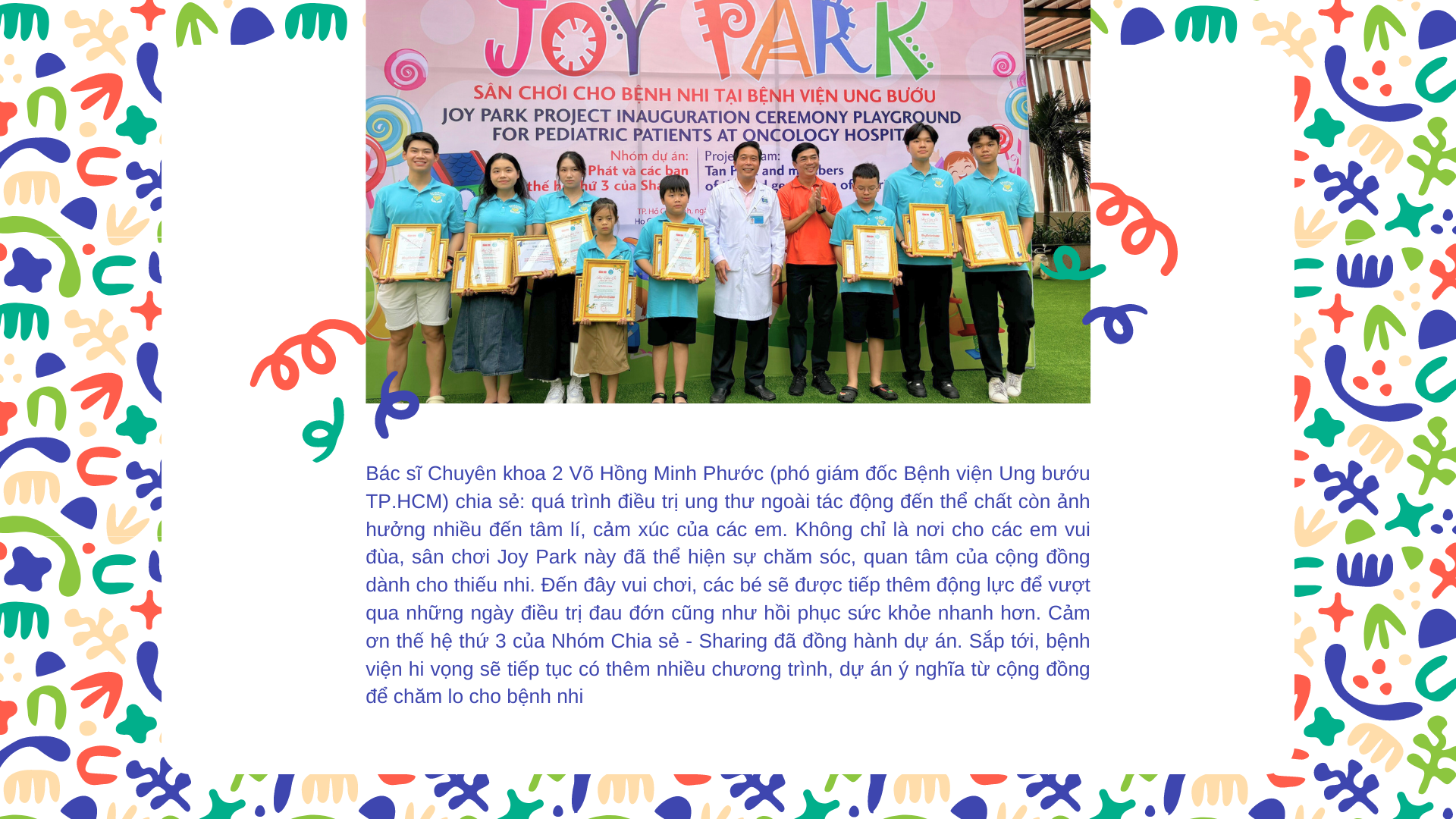 Biết bao yêu thương gửi vào sân chơi Joy Park- Ảnh 11.