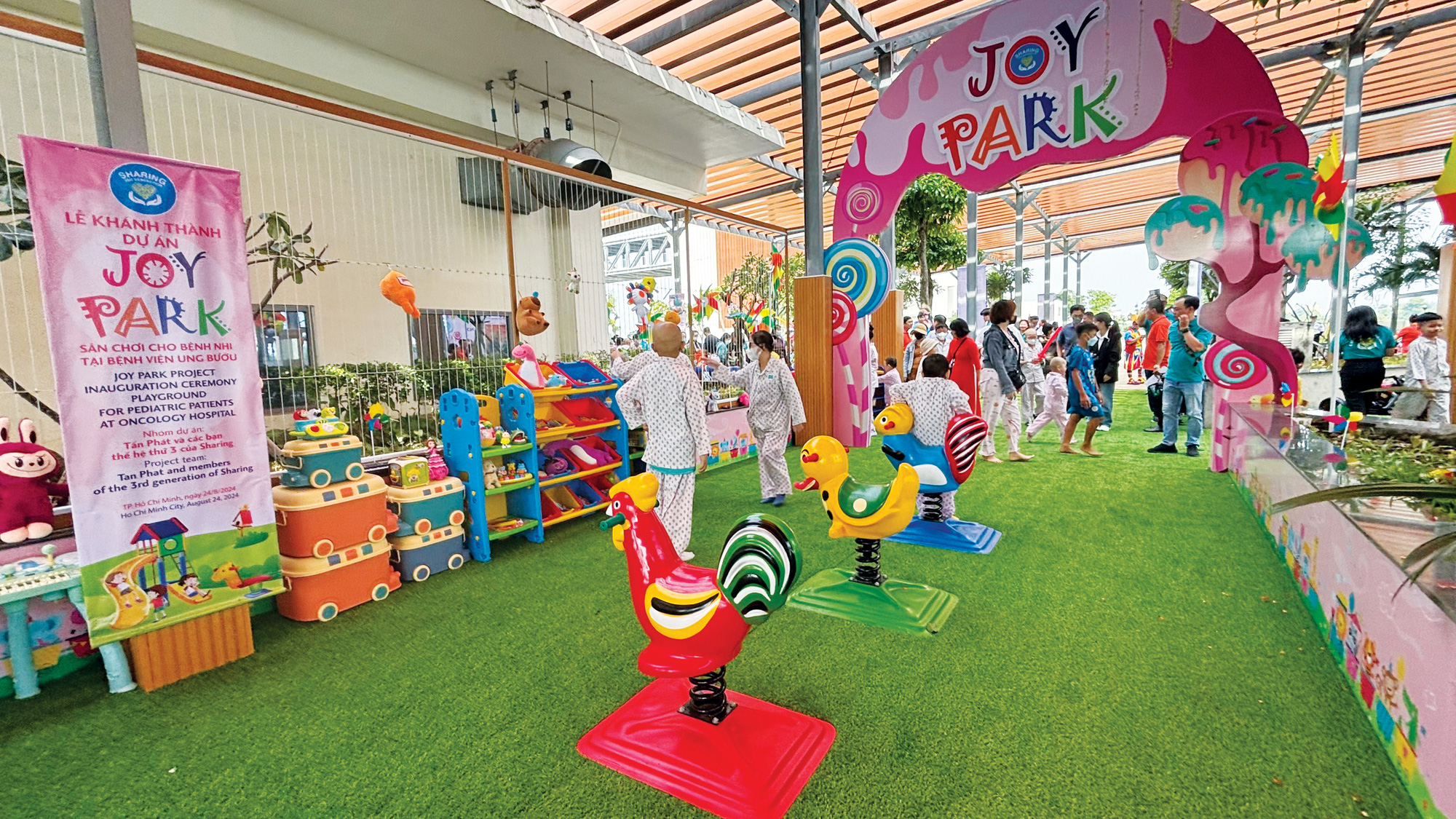 Biết bao yêu thương gửi vào sân chơi Joy Park- Ảnh 4.