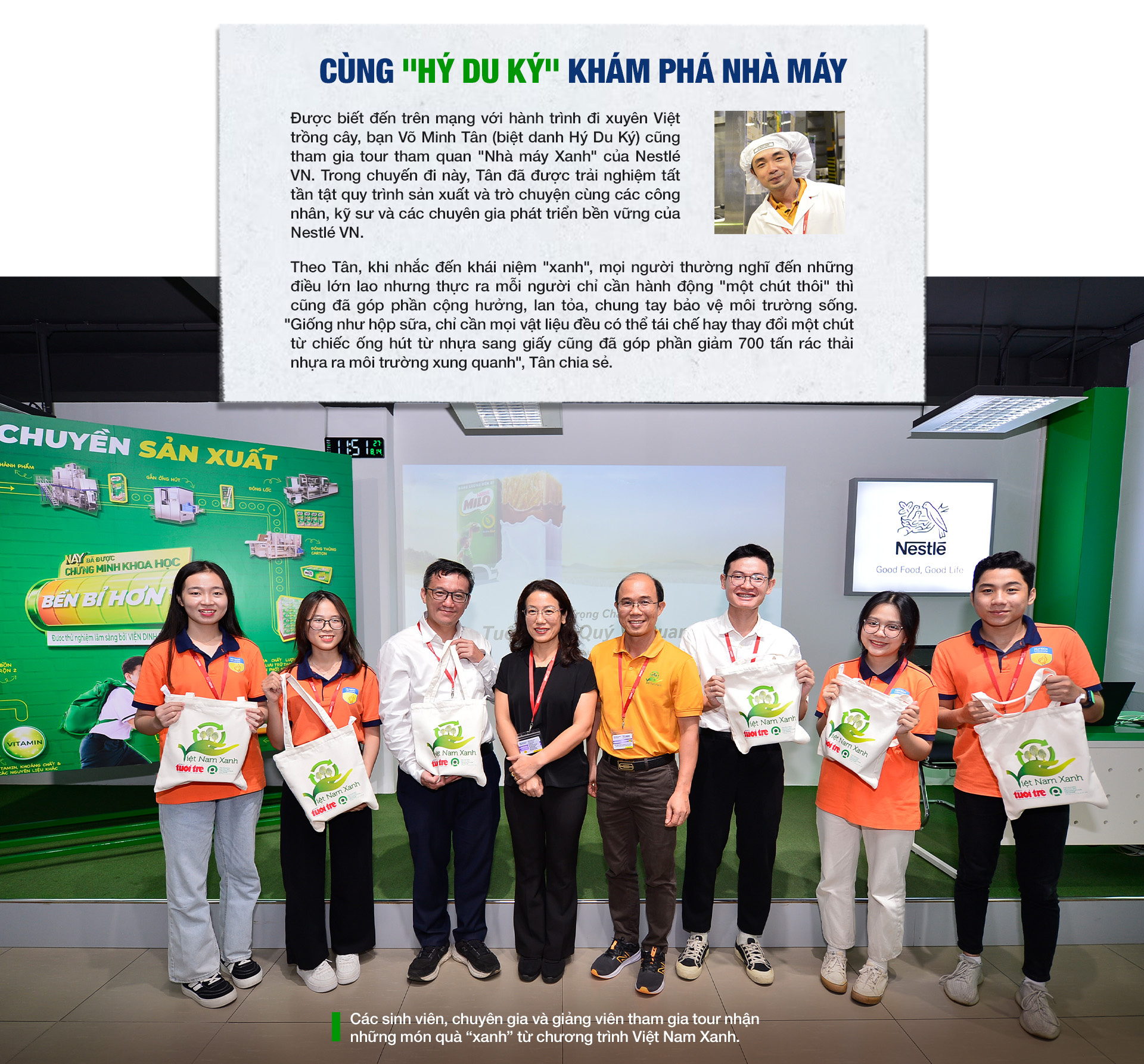 Tour Khám phá Nhà máy Xanh đến Nestlé Bình An - Ảnh 14.