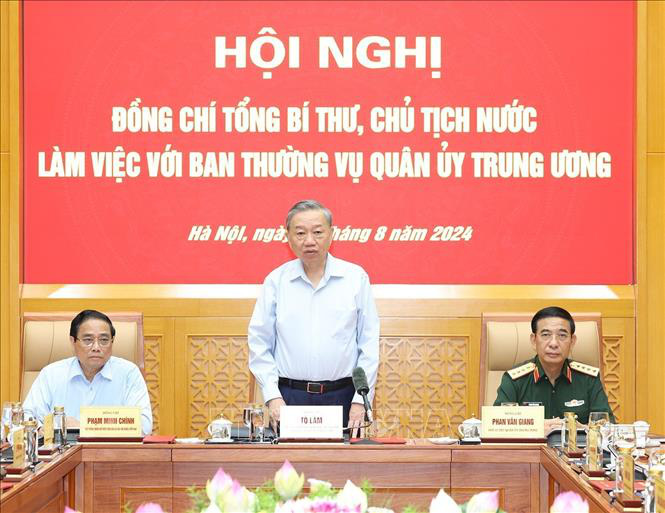 Tổng Bí thư, Chủ tịch nước Tô Lâm: Bảo vệ Tổ quốc là nhiệm vụ trọng yếu của Quân đội - Ảnh 2.