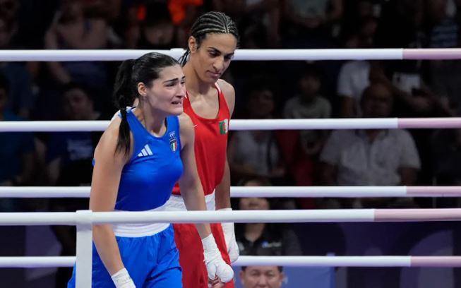 Lịch thi đấu Olympic 2024 ngày 4-8 và rạng sáng 5-8: Chung kết quần vợt, điền kinh- Ảnh 3. Olympic 2024 ngày 3-8: võ sĩ Carini được bồi thường sau