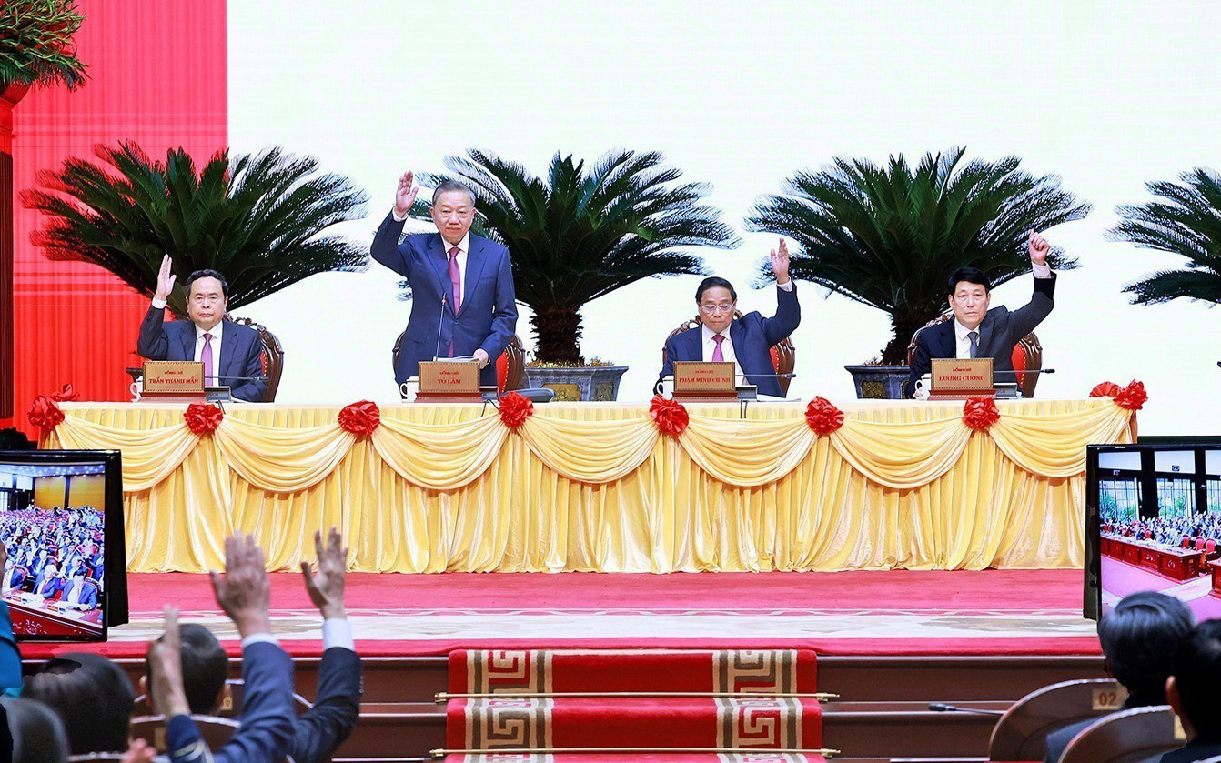 Các ông Lê Minh Khái, Đặng Quốc Khánh, Chẩu Văn Lâm, Nguyễn Xuân Ký thôi chức vụ trong Đảng- Ảnh 2. Khai mạc Hội nghị Ban Chấp hành Trung ương khóa XIII