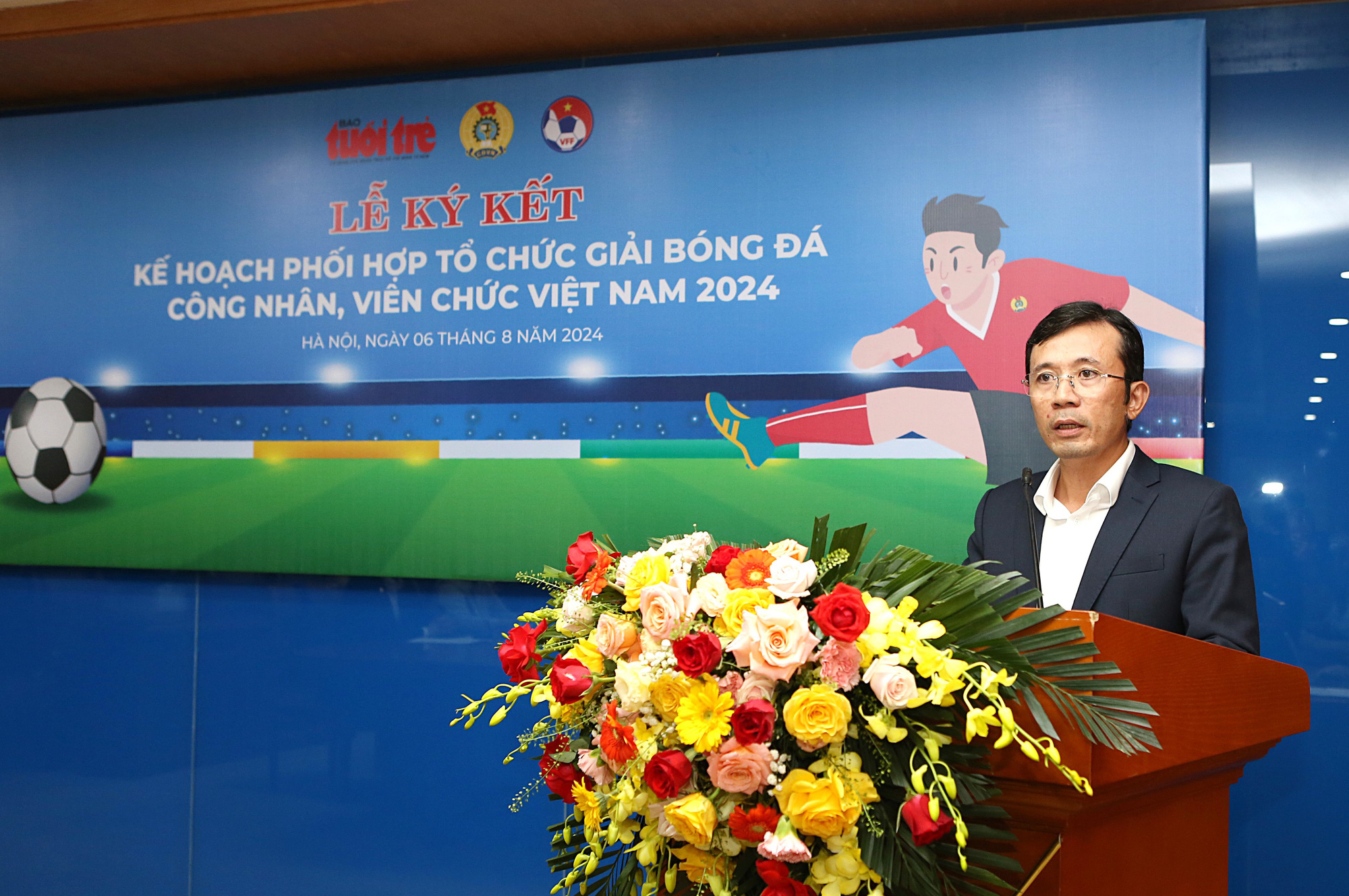 Khởi động Giải Bóng đá Công nhân, viên chức Việt Nam 2024- Ảnh 4.