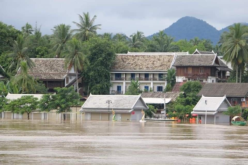 Hình ảnh lũ lụt kinh hoàng ở Lào, Thái Lan, Myanmar sau bão Yagi - Ảnh 8.