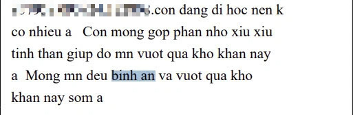 Dân mạng check sao kê ra những tin nhắn ấm lòng- Ảnh 3.