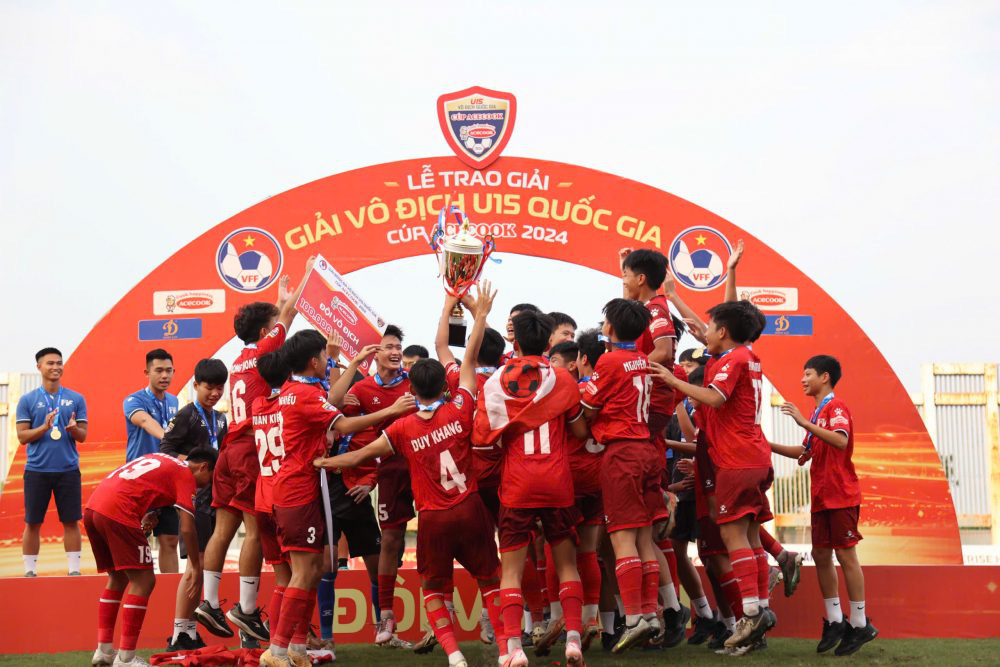 PVF đánh bại Bà Rịa Vũng Tàu, vô địch U15 quốc gia 2024 - Ảnh 2.