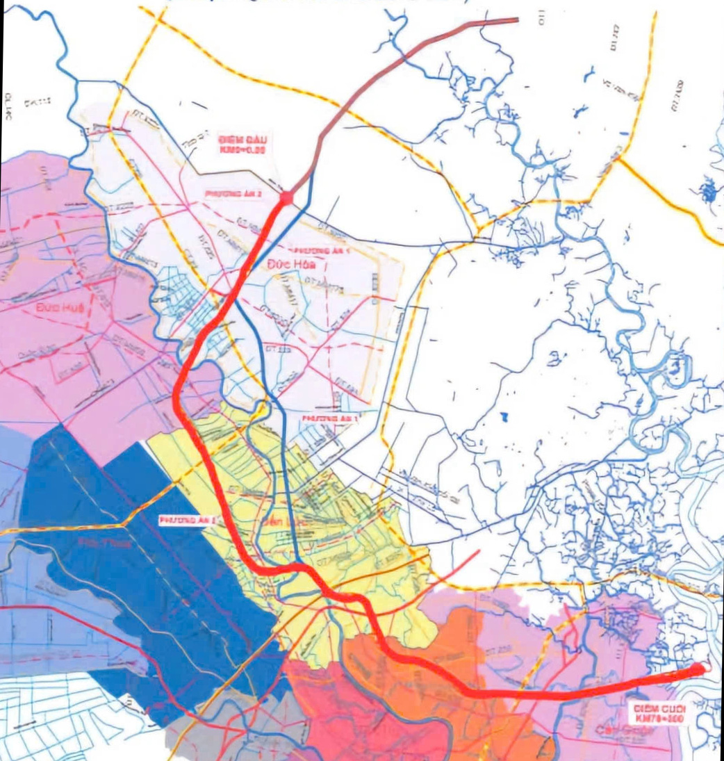 Nắn thêm vành đai 4 TP.HCM, lộ diện toàn bộ hướng tuyến mới qua Long An - Ảnh 2.