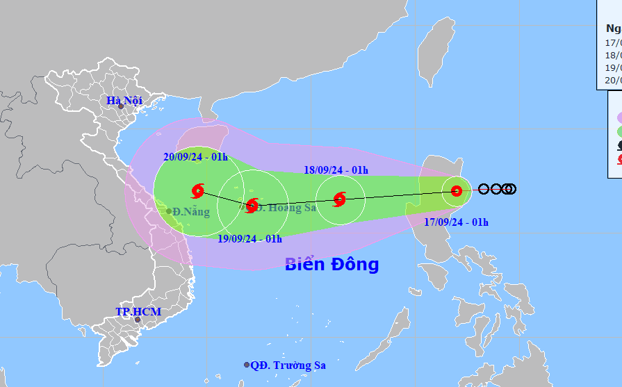 Hôm nay áp thấp nhiệt đới vào Biển Đông, mạnh lên thành bão trong 24 giờ tới - Ảnh 1.