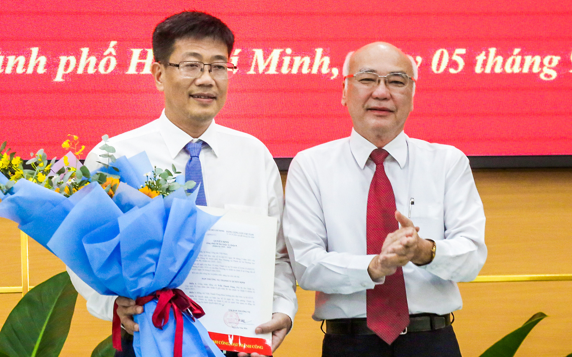 TP.HCM có tân chủ tịch UBND quận Bình Thạnh, Tân Phú, quận 8 - Ảnh 1.