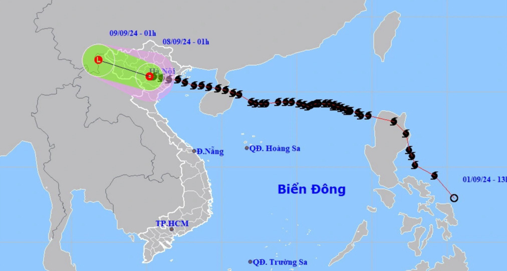 Bão số 3 đã suy yếu thành áp thấp nhiệt đới, nhiều nơi mưa to - Ảnh 3.