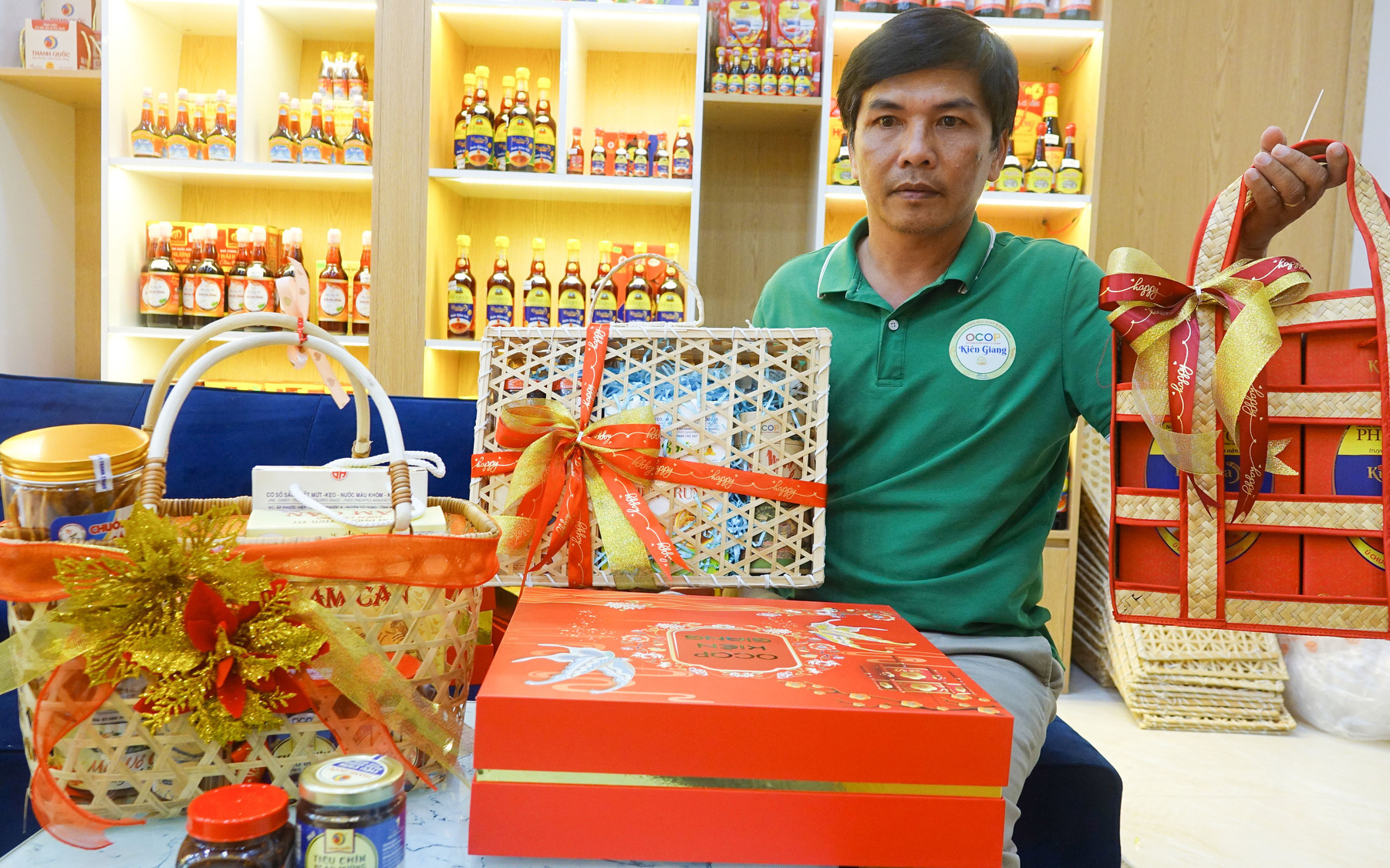 Giỏ quà Tết mang hương vị quê nhà lên ngôi - Ảnh 3.