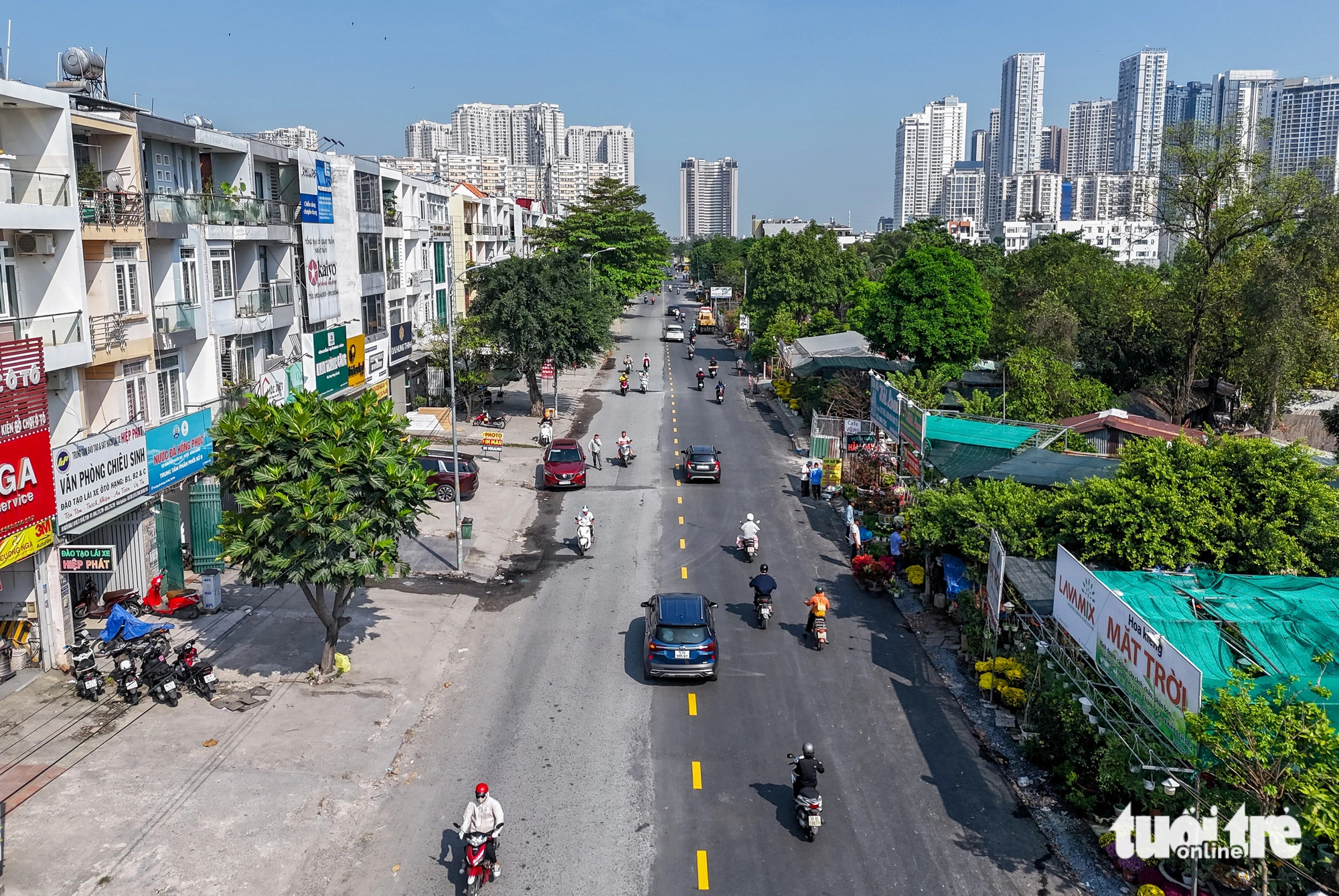 Mở rộng đường Nguyễn Hoàng giữa hai khu đô thị ở An Phú, sau hơn hai thâp kỷ - Ảnh 1.