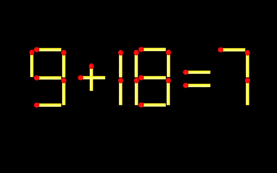 Thử tài IQ: Di chuyển một que diêm để 9x1=21 thành phép tính đúng - Ảnh 8.