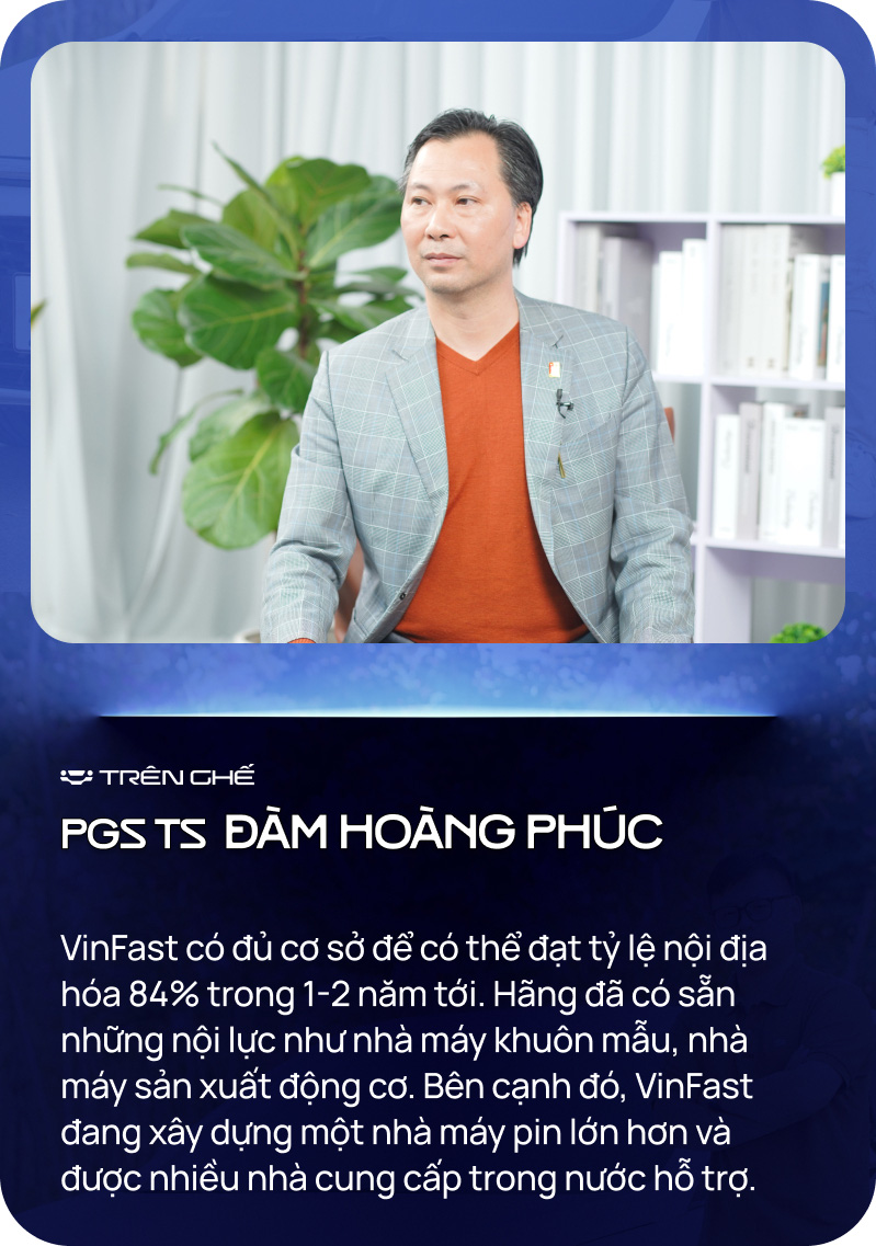 PGS.TS Đàm Hoàng Phúc: 'Chỉ cần nhìn bu-lông là biết VinFast đã đi xa đến đâu' - Ảnh 4.