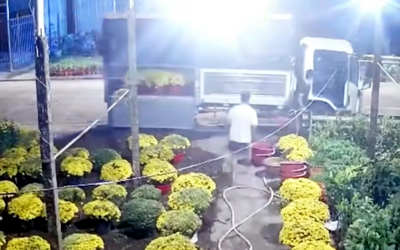 Vụ nam thanh niên liên quan vụ mang xe tải trộm hoa nghi sử dụng biển số giả - Ảnh 3.