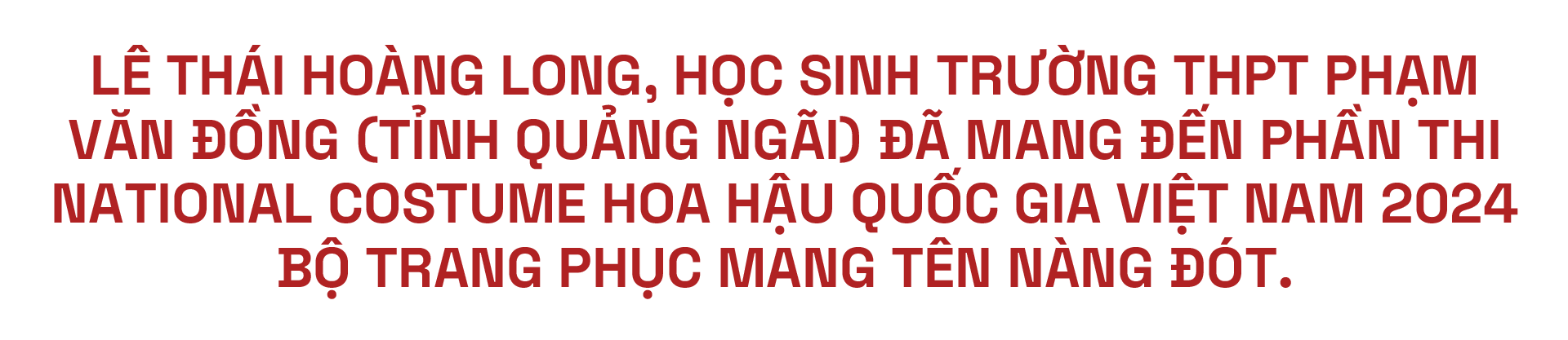 Cậu bạn Quảng Ngãi mang chổi đót vào cuộc thi hoa hậu- Ảnh 1.