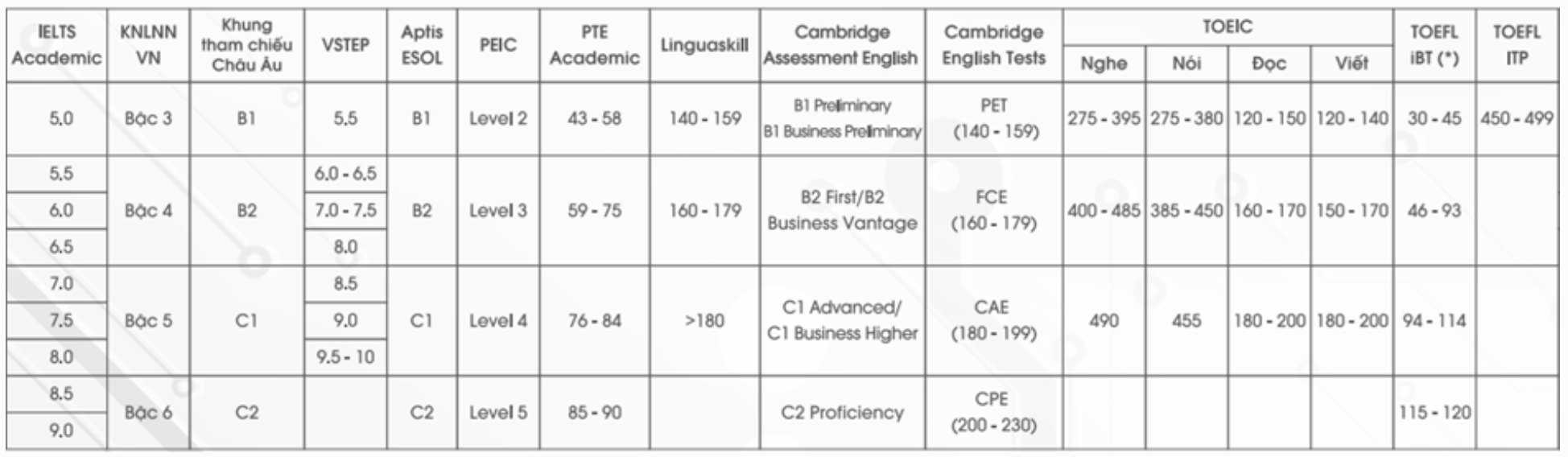 Nhiều đại học không xét tuyển chứng chỉ ngoại ngữ 6 bậc của Việt Nam - Ảnh 1.