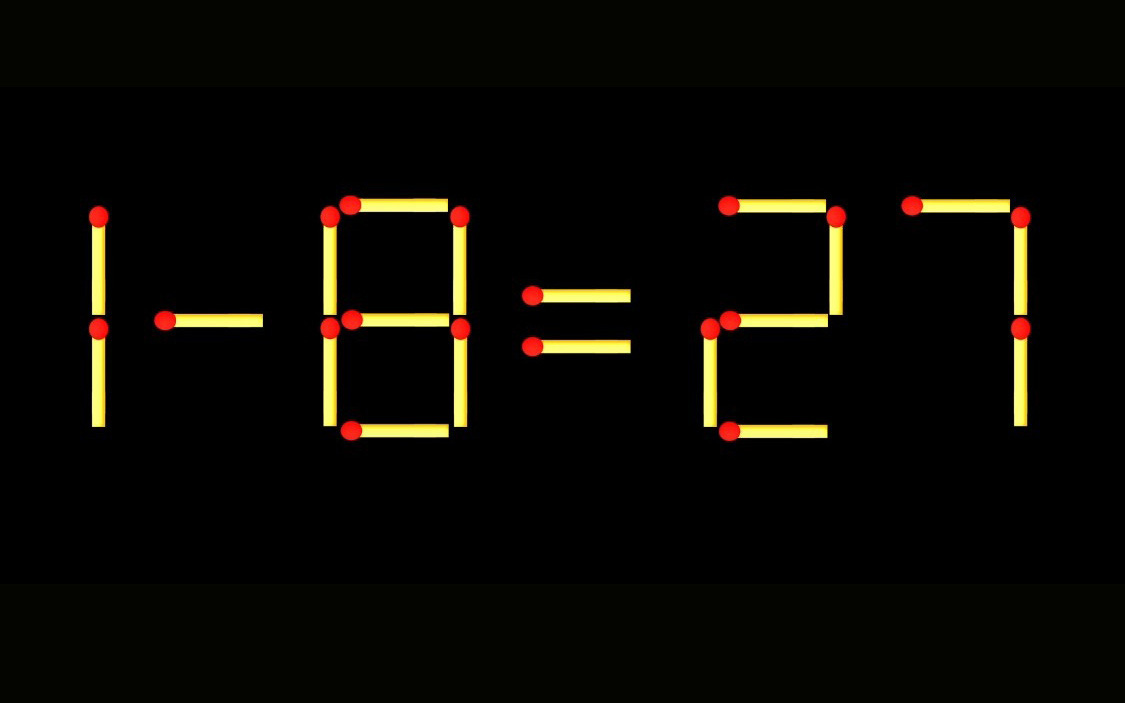 Thử tài IQ: Di chuyển một que diêm để 87+1=1 thành phép tính đúng - Ảnh 9.