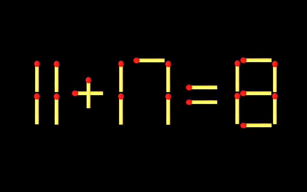 Thử tài IQ: Di chuyển một que diêm để 1+1=747 thành phép tính đúng - Ảnh 9.