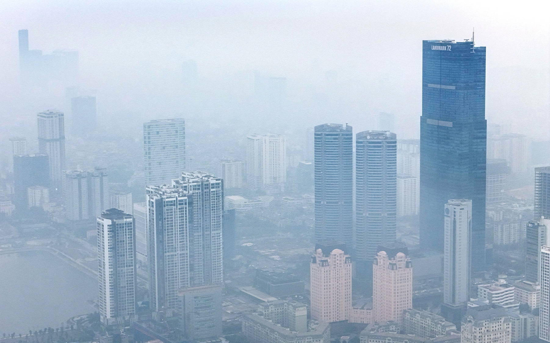 Hà Nội sáng nay có nơi không khí ở ngưỡng rất kém, cảnh báo tím - Ảnh 3.