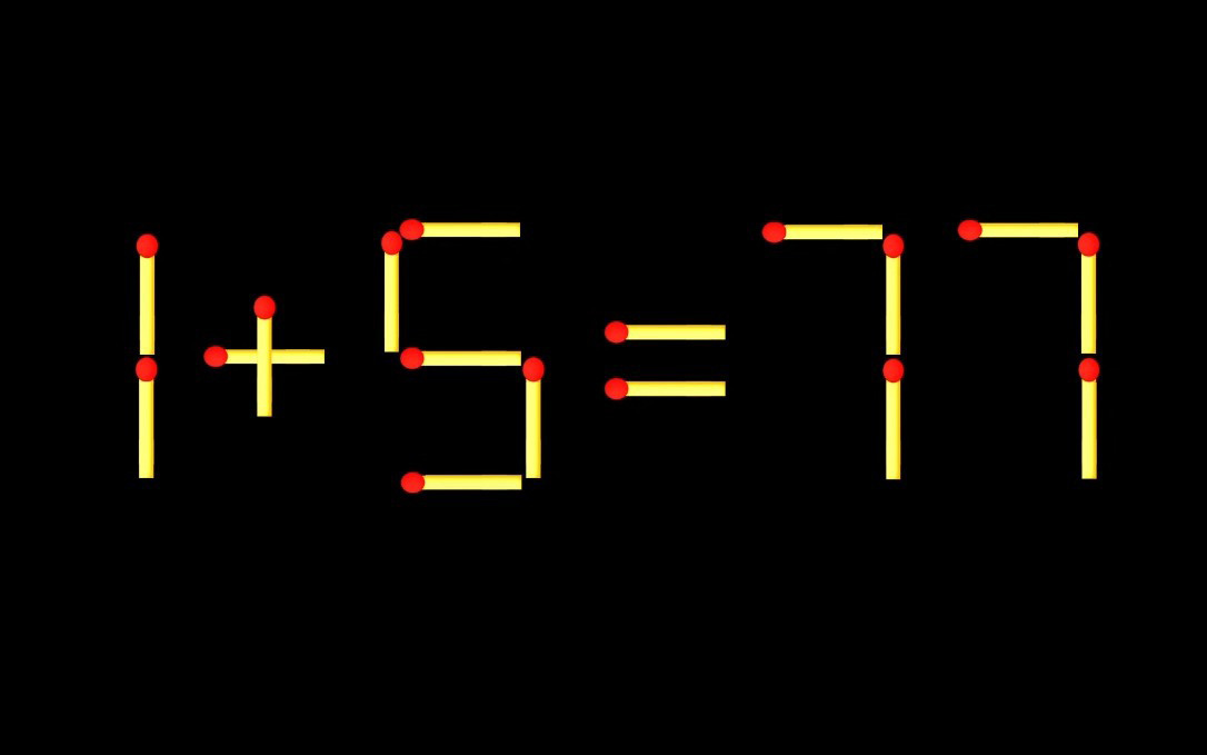 Thử tài IQ: Di chuyển một que diêm để 2+77=8 thành phép tính đúng - Ảnh 7.