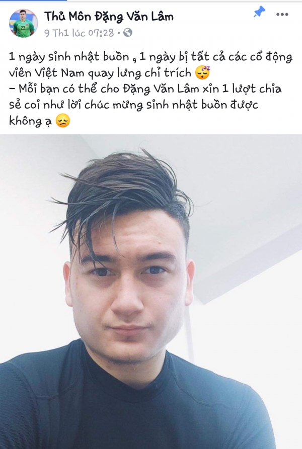 Yến Xuân mừng sinh nhật em trai thủ môn Đặng Văn Lâm  Tin tức Online