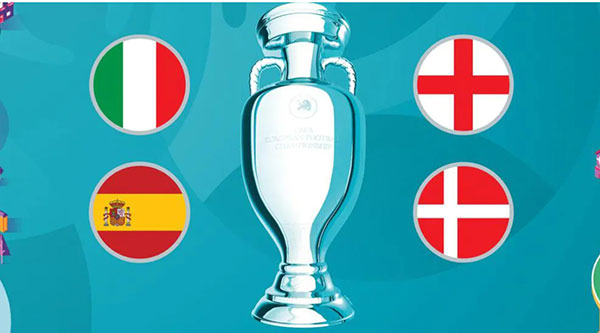 Lịch thi đấu bán kết Euro 2020