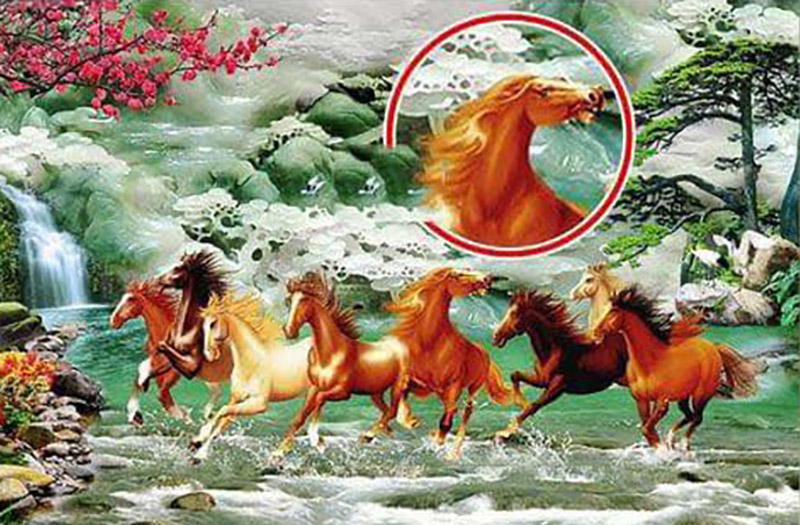 Vì sao một con ngựa trong tranh Mã đáo thành công quay đầu ngược lại? - Ảnh 1.