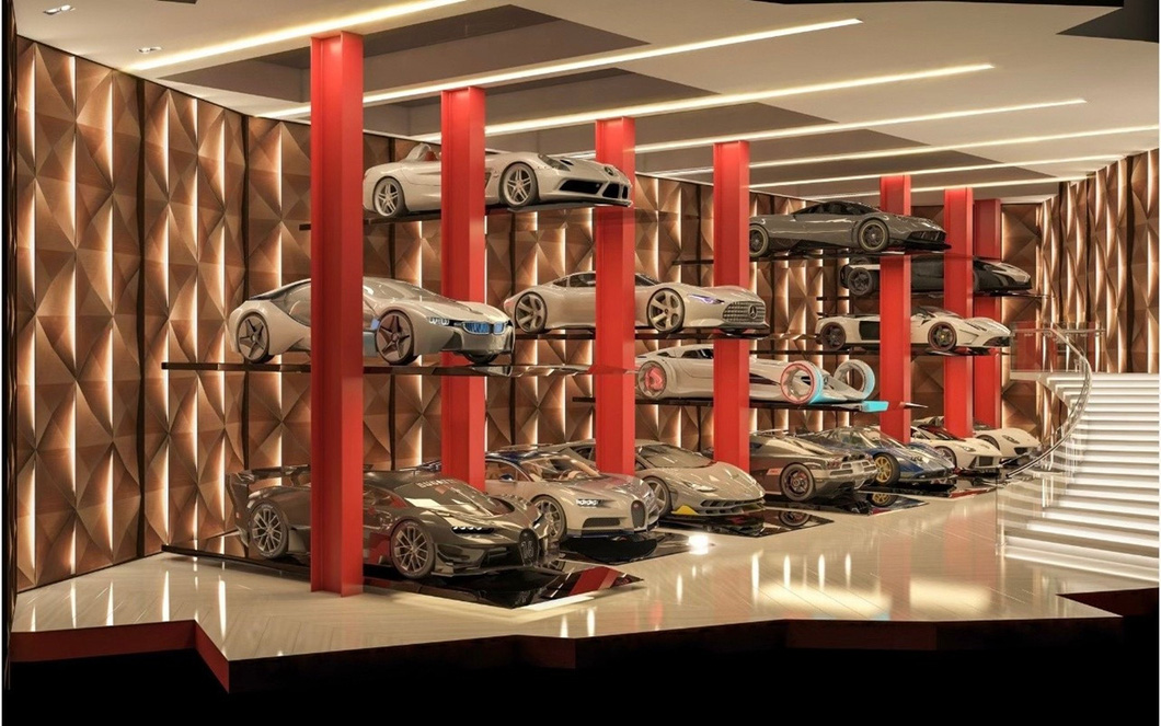Biệt thự dành riêng cho người mê xe: Garage tráng lệ cho 15 chiếc, chưa làm đã rao bán 1.200 tỉ đồng - Ảnh 4.