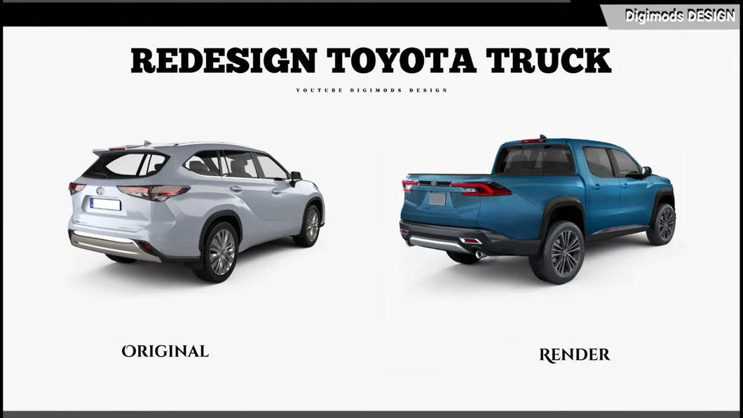 Giới thiết kế gợi ý bán tải hoàn toàn mới cho Toyota: Gọt giũa từ SUV hot vừa ra mắt - Ảnh 3.