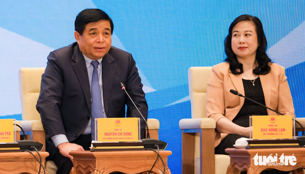 Bộ trưởng Bộ Kế hoạch và Đầu tư Nguyễn Chí Dũng - Ảnh: NAM TRẦN