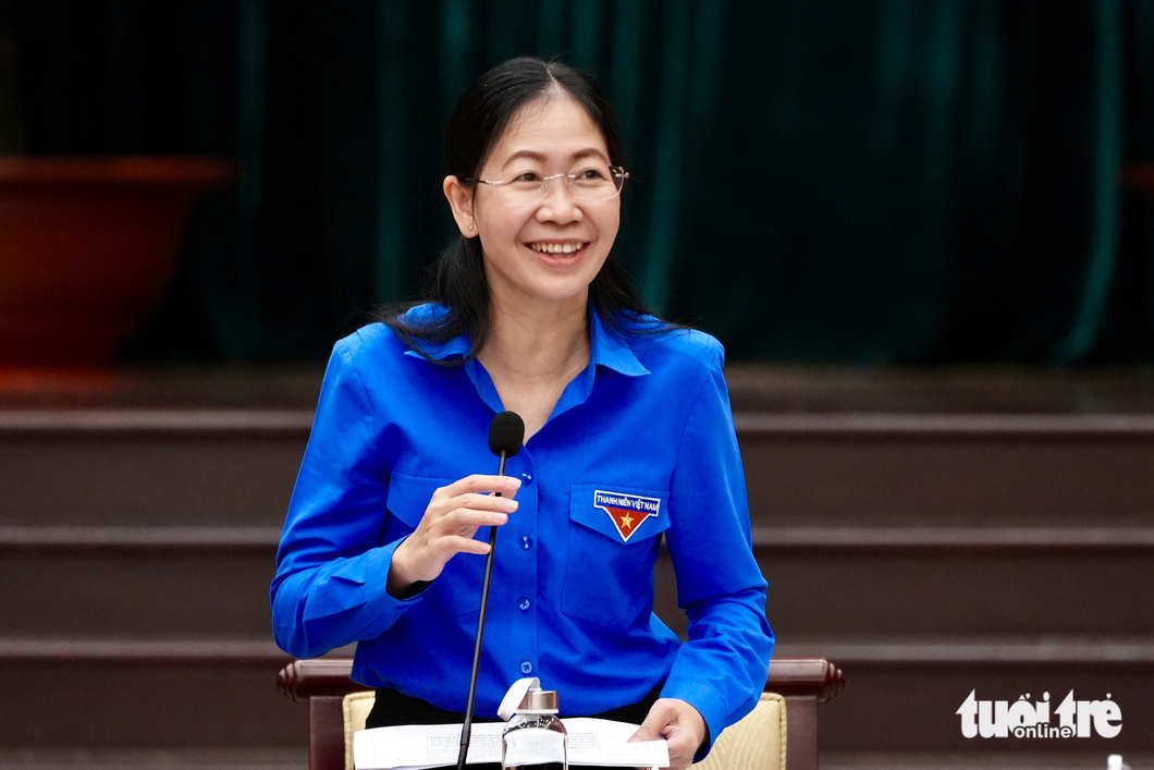 Bí thư Thành Đoàn TP. HCM Phan Thi Thanh Phương - Ảnh: HỮU HẠNH Bí thư Thành Đoàn TP. HCM Phan Thi Thanh Phương - Ảnh: HỮU HẠNH