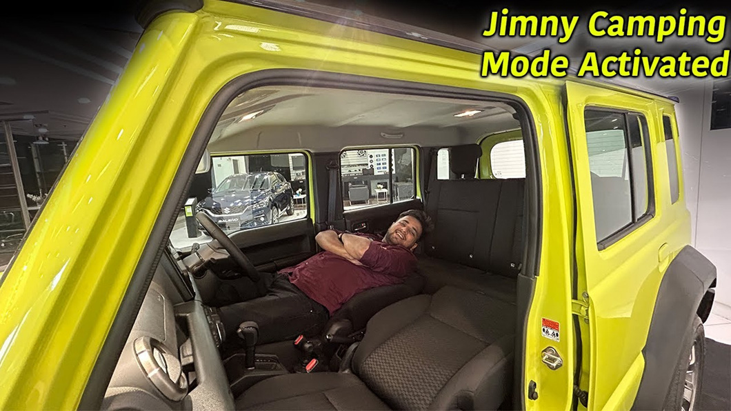 YouTuber bày cách ngủ trên Suzuki Jimny sắp bán ở Việt Nam - Ảnh 12.