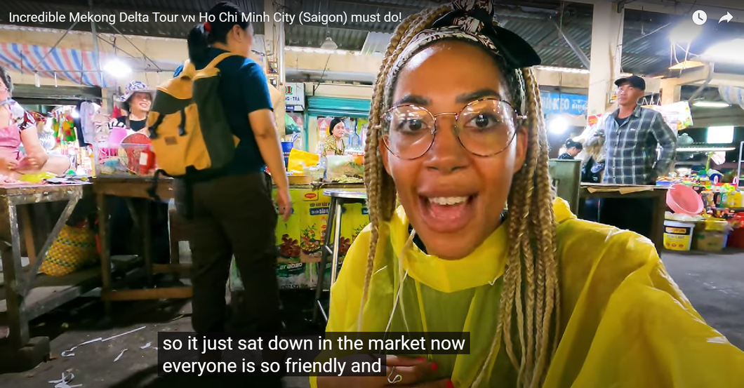 Grant Sanderson làm video về trải nghiệm việc mua bán tấp nập, thân thiện tại chợ truyền thống ở Việt Nam - Ảnh chụp màn hình