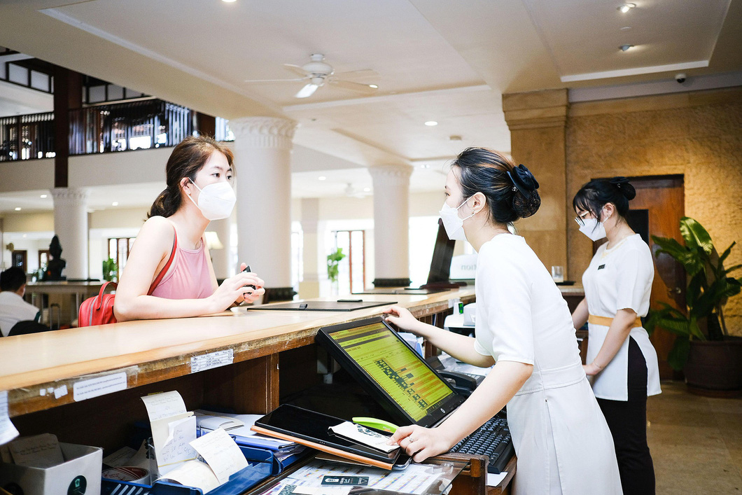 Các khách sạn, resort tại Đà Nẵng ghi nhận tỉ lệ du khách đặt phòng cho dịp lễ chưa đạt như kỳ vọng - Ảnh: T.LỰC