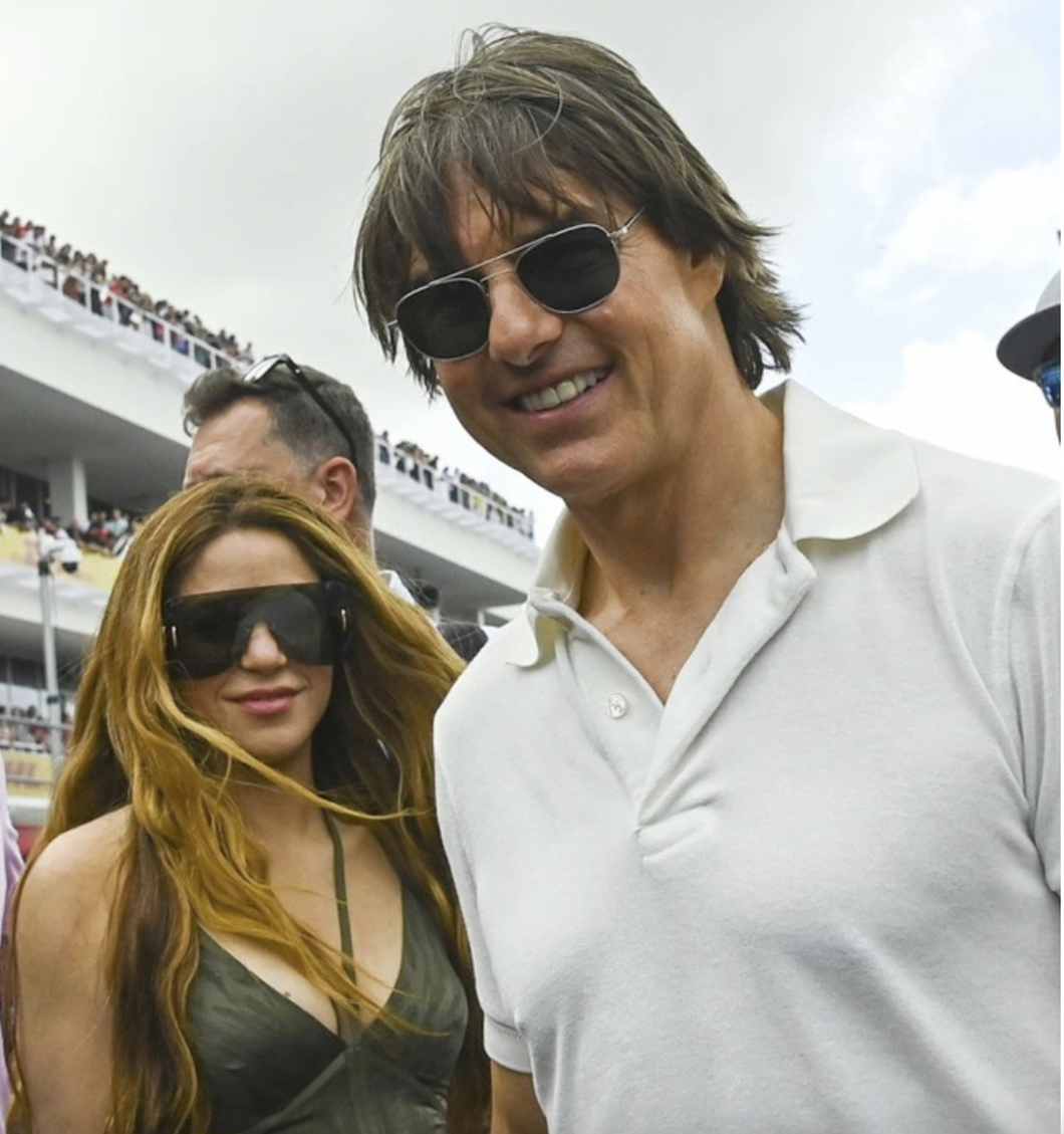 Tom Cruise gặp gỡ Shakira tại Mỹ - Ảnh: Medeliin